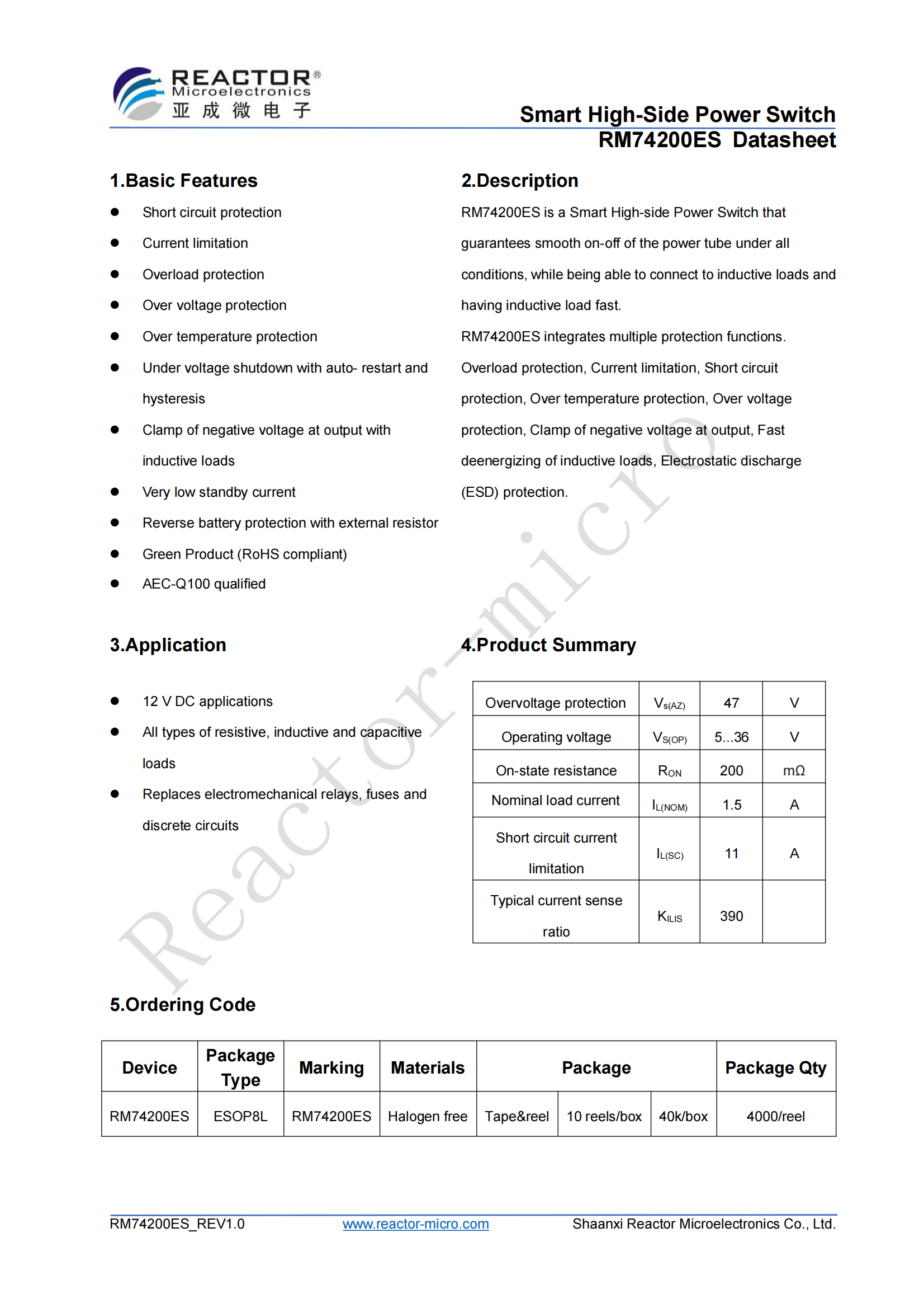 RM74200ES Datasheet_V1