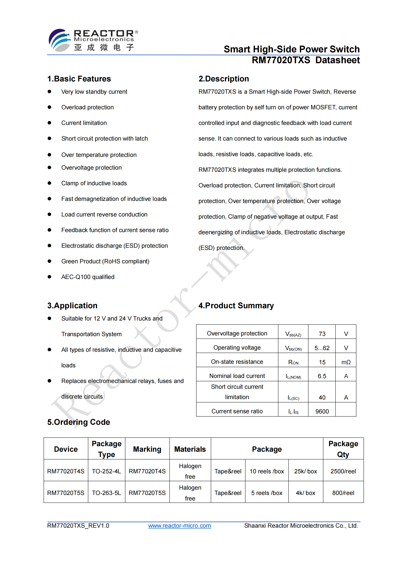 RM77020TXS Datasheet_V1